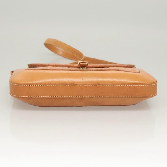 CELINE C Macadam Canvas Shoulder Bag Pink Gold Auth BA2500 - Picture 6 of 16